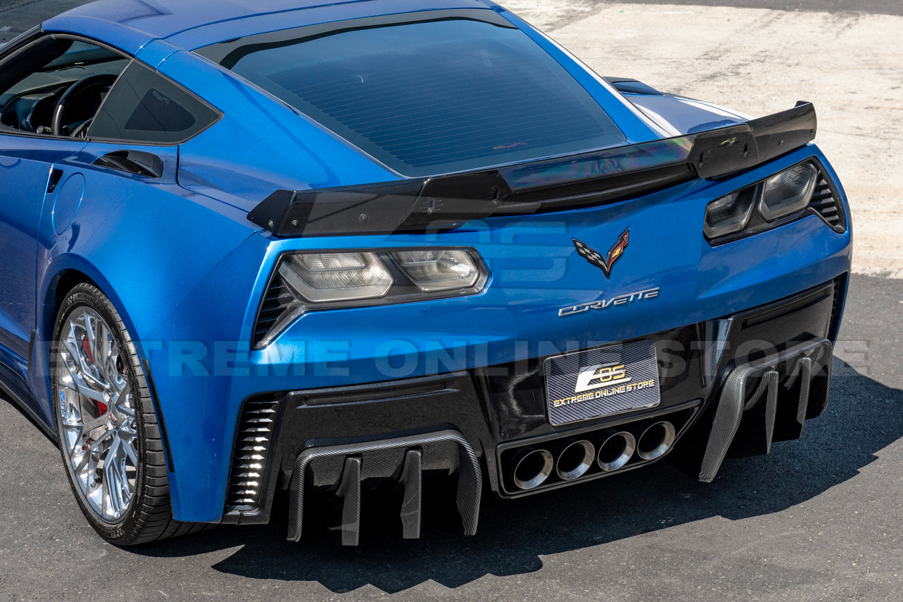 Chevrolet Corvette C7 Add On Rear Bumper Diffuser