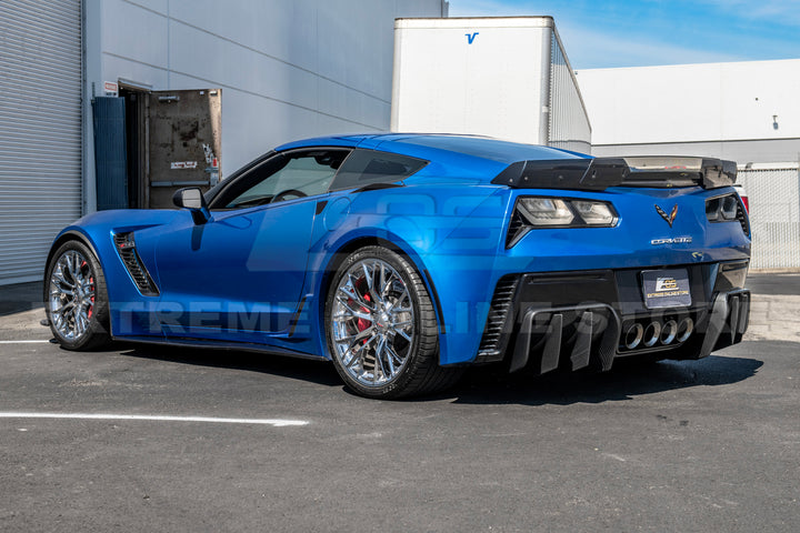 Corvette C7 Add On Rear Bumper Diffuser