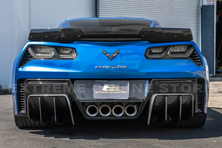 Corvette C7 Add On Rear Bumper Diffuser