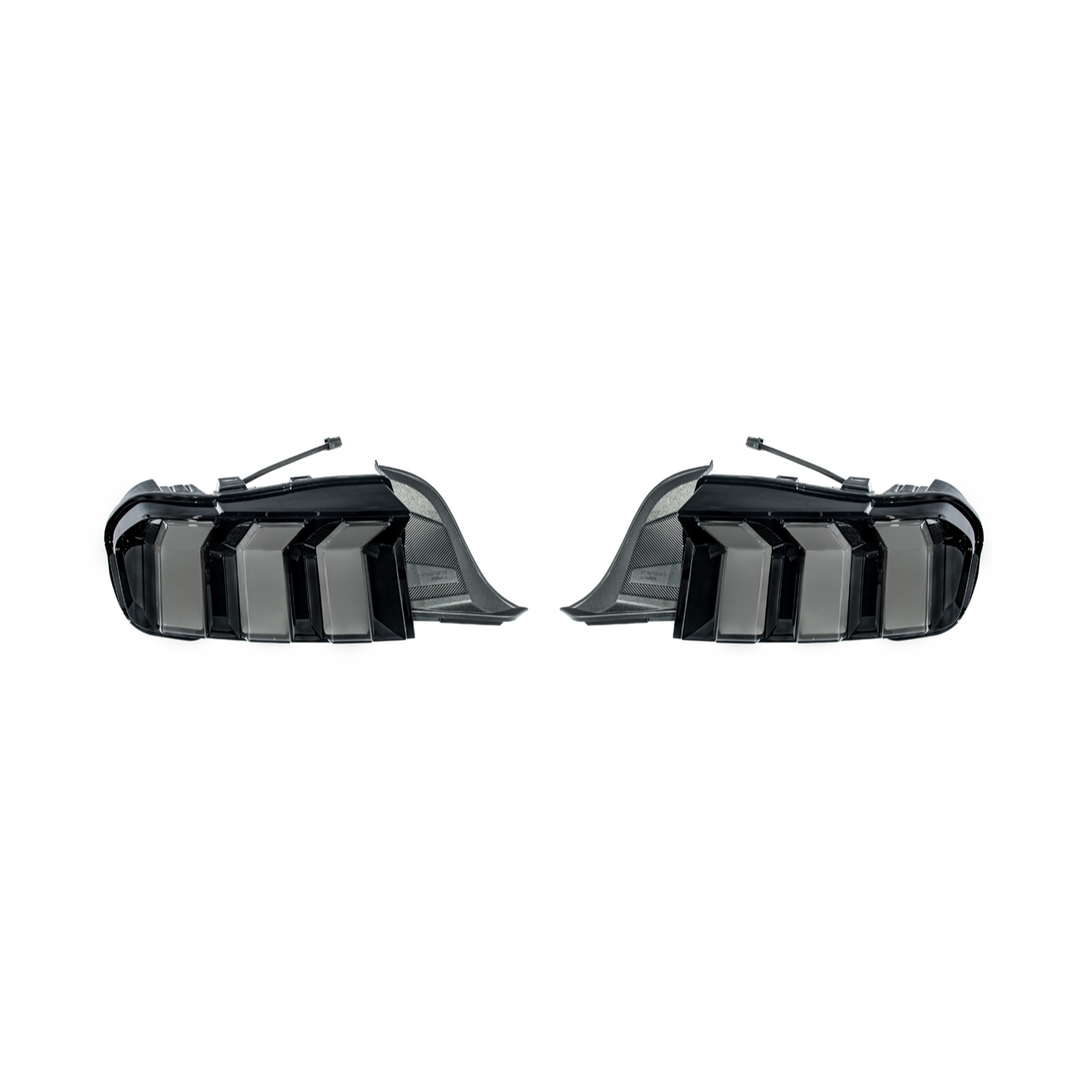 2024-Up Ford Mustang S650 EURO Sequential Signal LED Smoked Rear Taillights