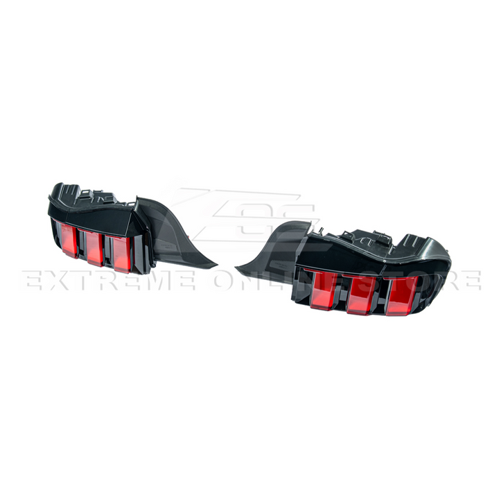 2024-Up Ford Mustang S650 EURO Sequential Signal LED Clear Rear Taillights