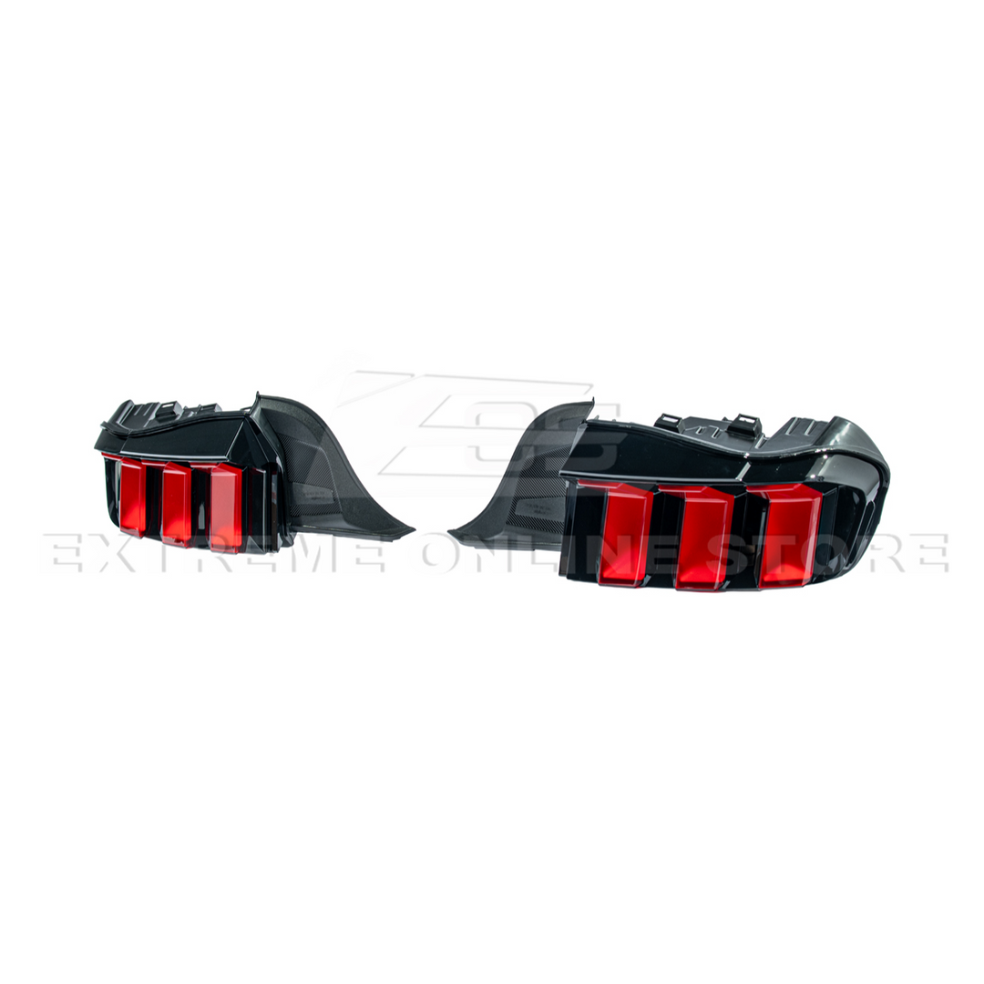 2024-Up Ford Mustang S650 EURO Sequential Signal LED Clear Rear Taillights