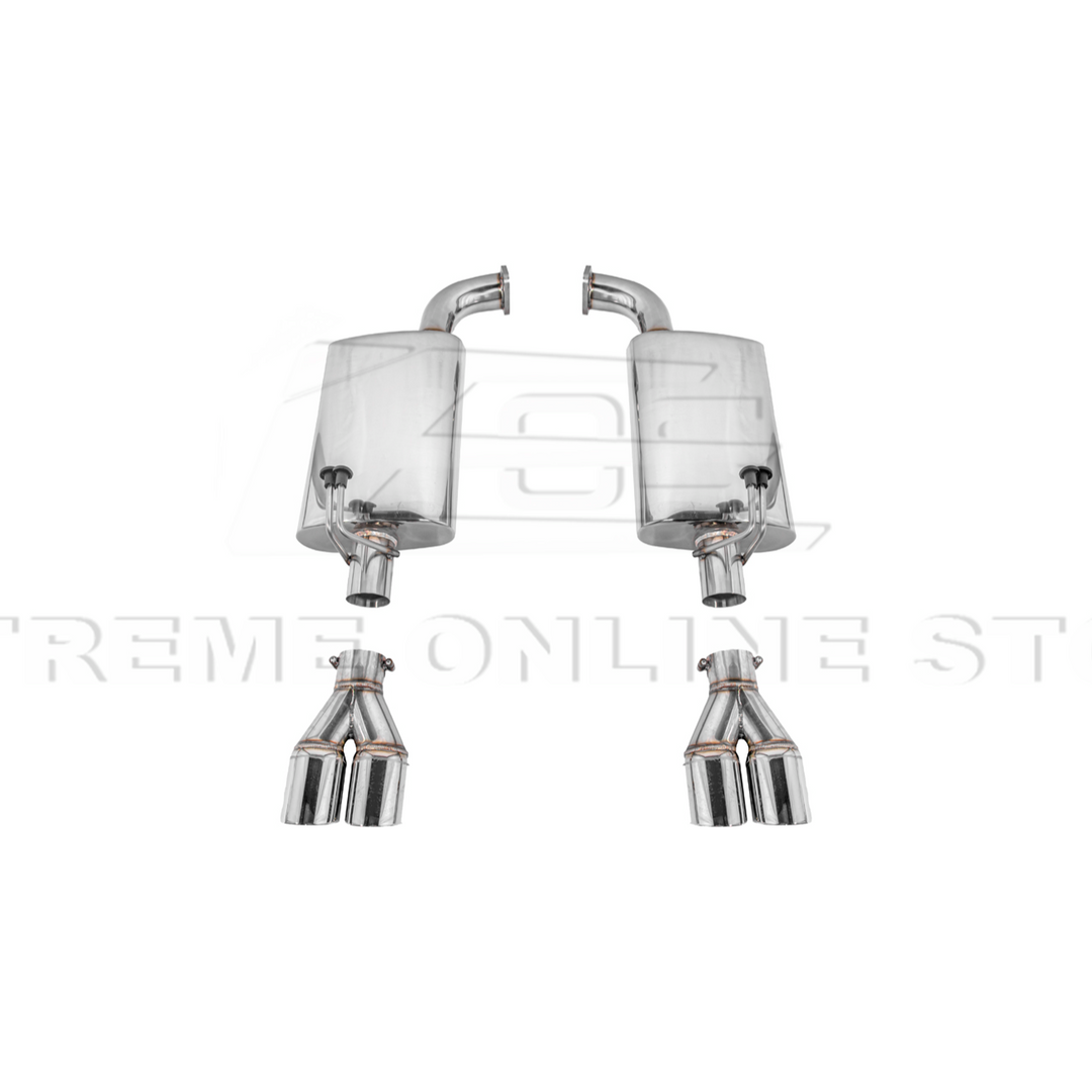 2008-2009 Pontiac G8 T-304 Muffler Delete Quad Tips Axle Back Exhaust