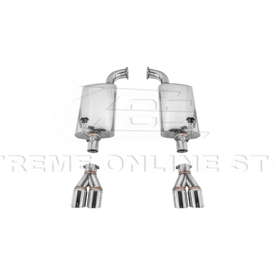 2008-2009 Pontiac G8 T-304 Muffler Delete Quad Tips Axle Back Exhaust