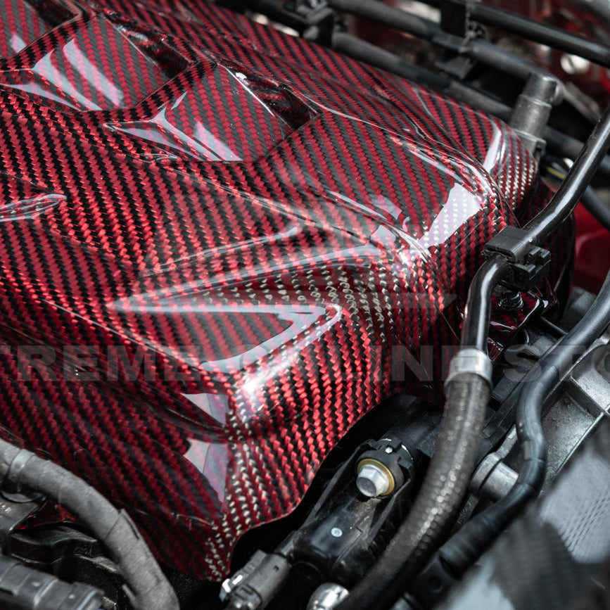 2020-Up Corvette C8 DRY CARBON FIBER LT2 Rear Engine Cover