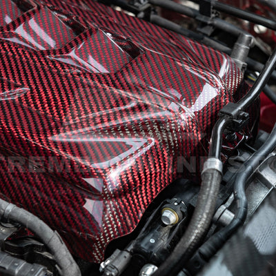 2020-Up Corvette C8 DRY CARBON FIBER LT2 Rear Engine Cover