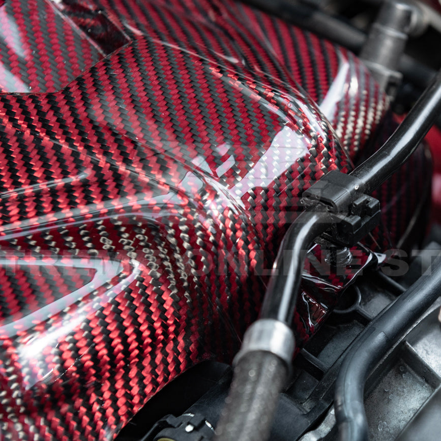 2020-Up Corvette C8 DRY CARBON FIBER LT2 Rear Engine Cover