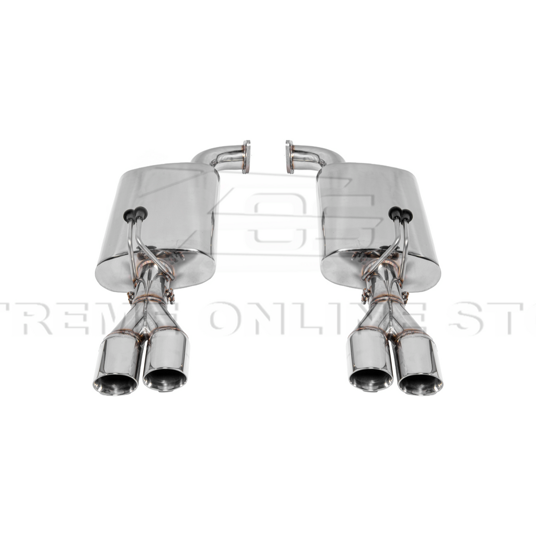 2008-2009 Pontiac G8 T-304 Muffler Delete Quad Tips Axle Back Exhaust