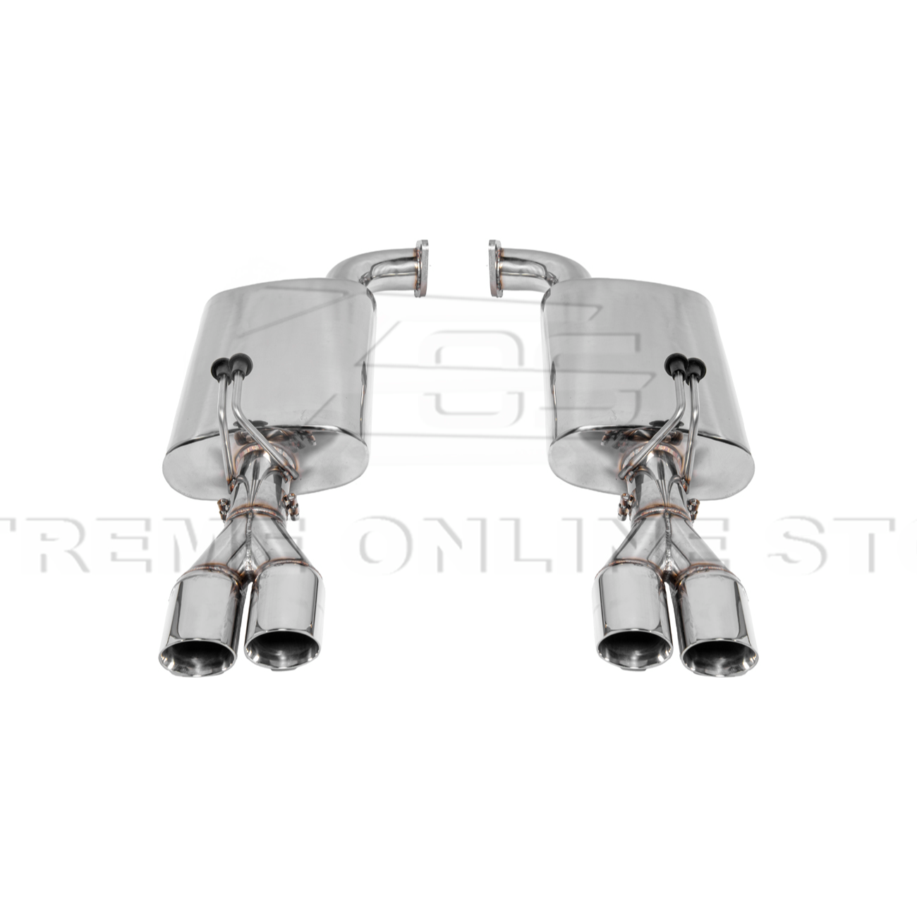 2008-2009 Pontiac G8 T-304 Muffler Delete Quad Tips Axle Back Exhaust