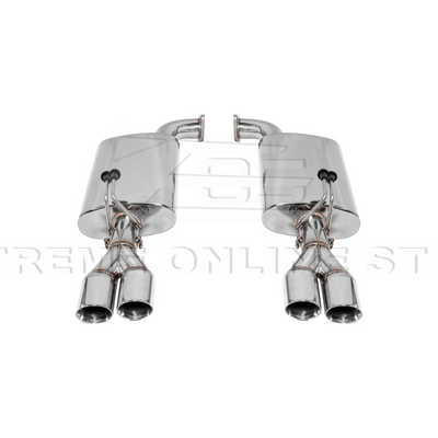2008-2009 Pontiac G8 T-304 Muffler Delete Quad Tips Axle Back Exhaust