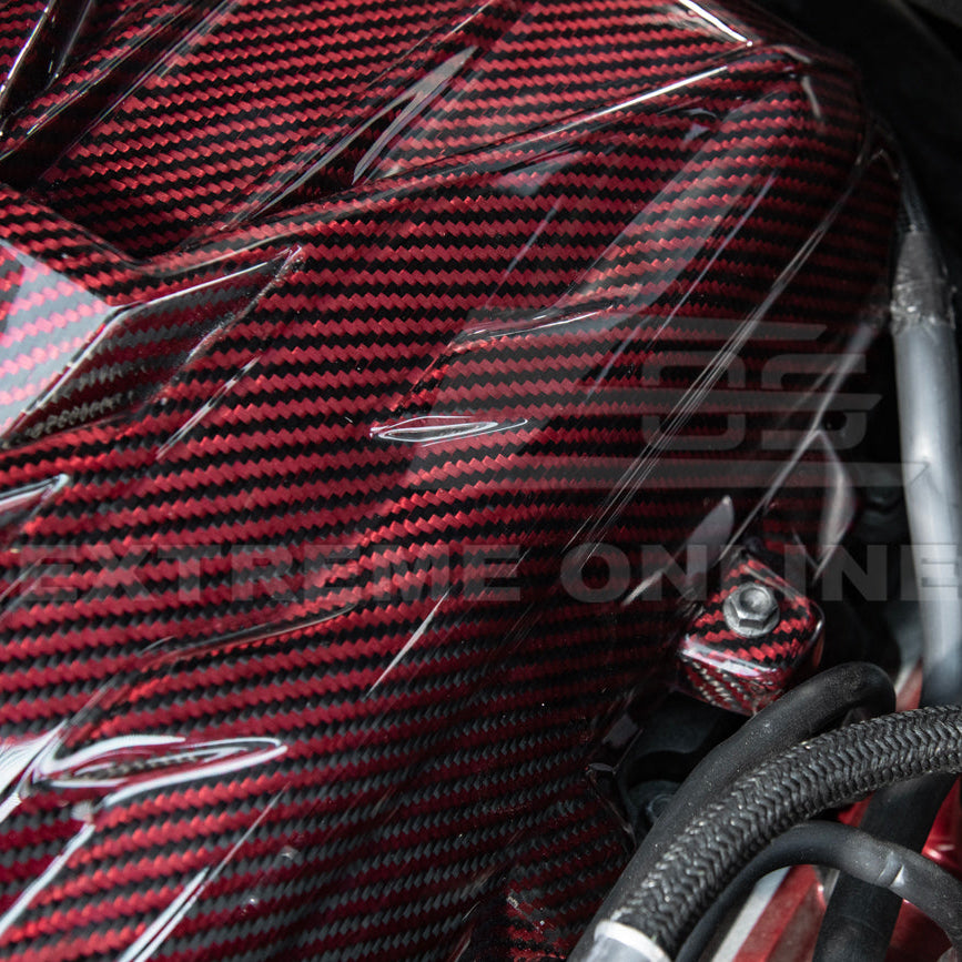 2020-Up Corvette C8 DRY CARBON FIBER LT2 Rear Engine Cover
