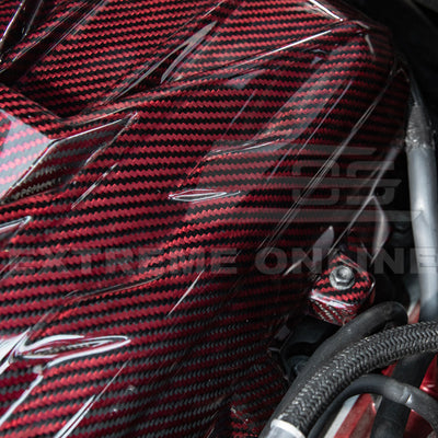 2020-Up Corvette C8 DRY CARBON FIBER LT2 Rear Engine Cover