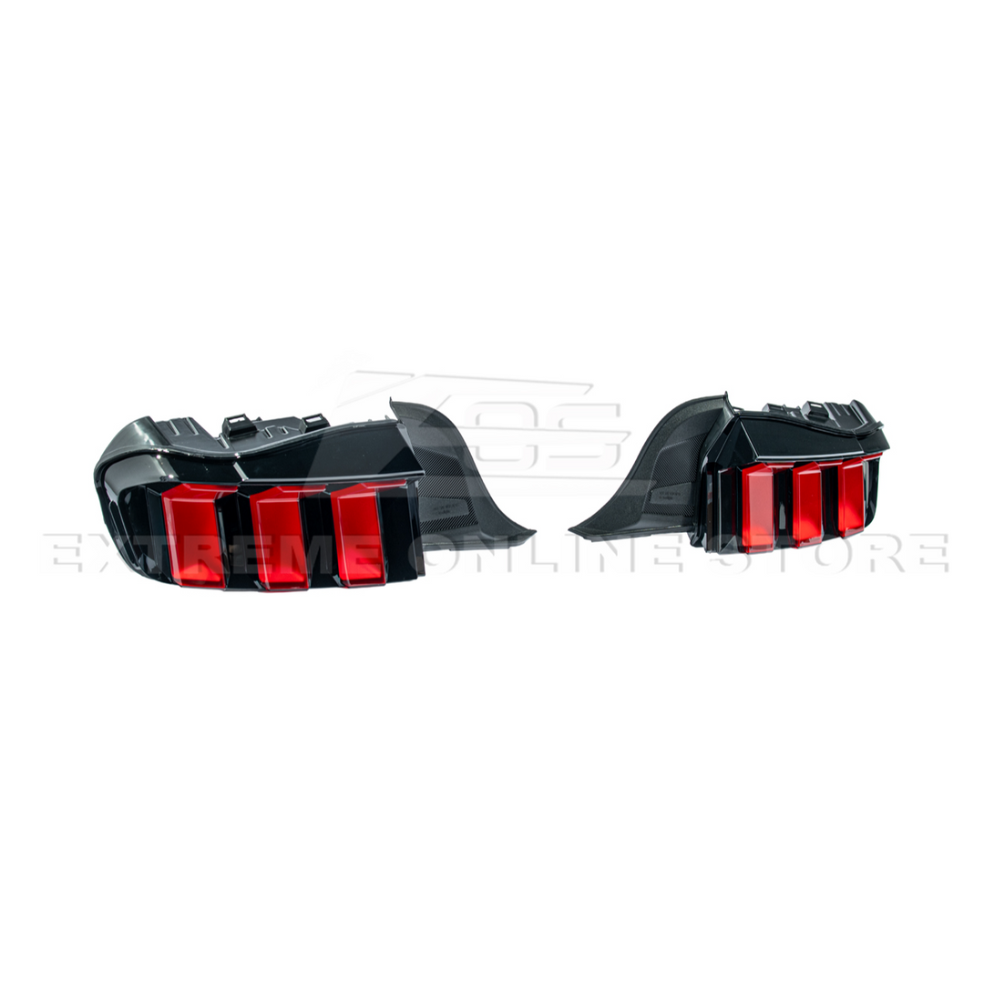 2024-Up Ford Mustang S650 EURO Sequential Signal LED Clear Rear Taillights