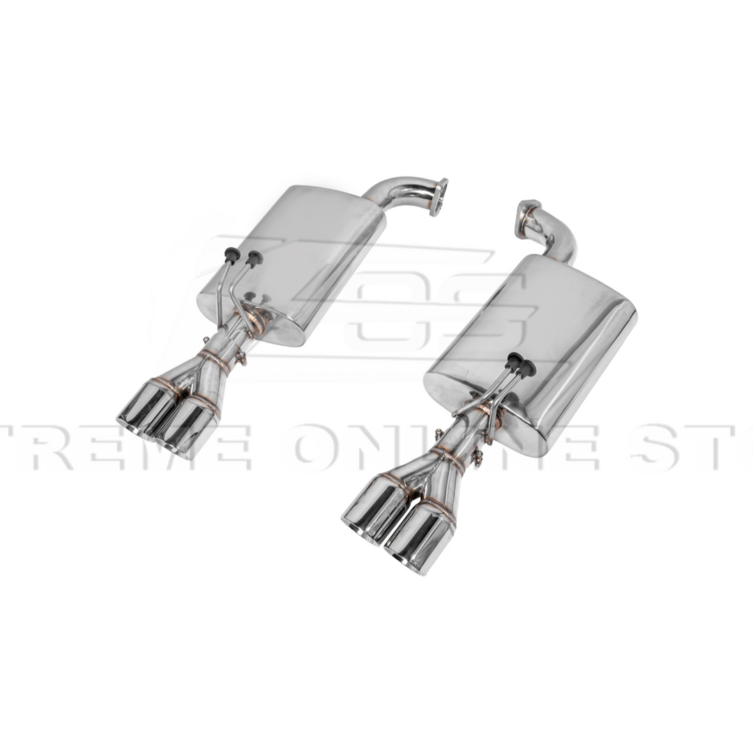 2008-2009 Pontiac G8 T-304 Muffler Delete Quad Tips Axle Back Exhaust