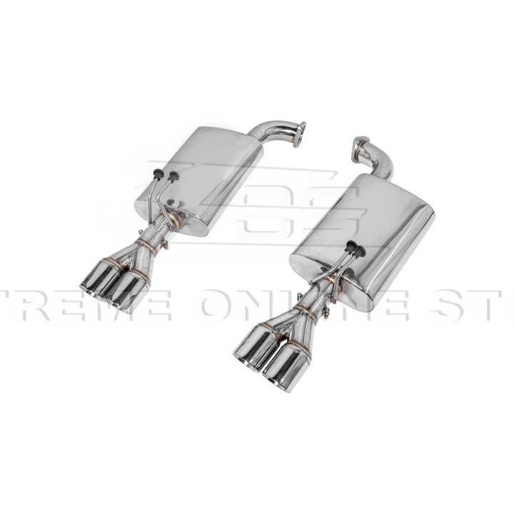 2008-2009 Pontiac G8 T-304 Muffler Delete Quad Tips Axle Back Exhaust