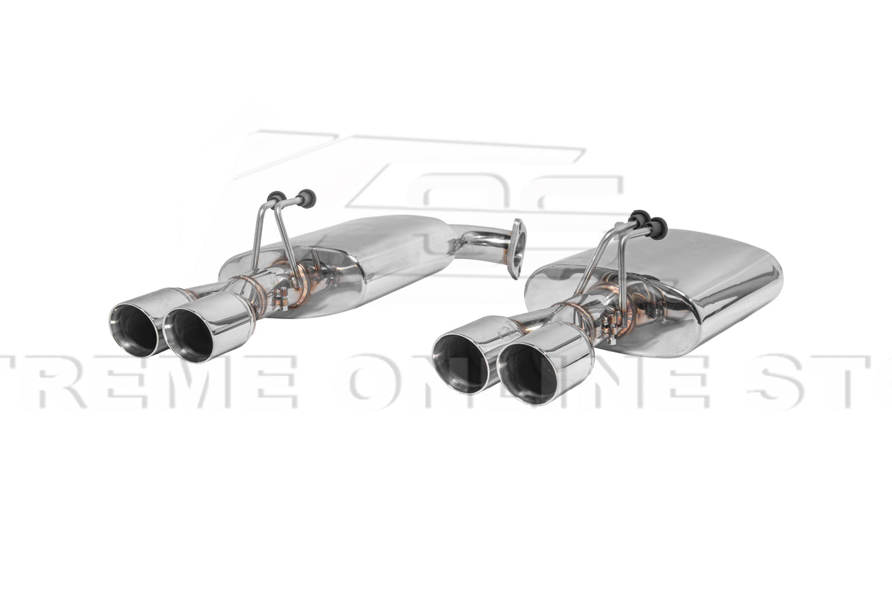 2008-2009 Pontiac G8 T-304 Muffler Delete Quad Tips Axle Back Exhaust