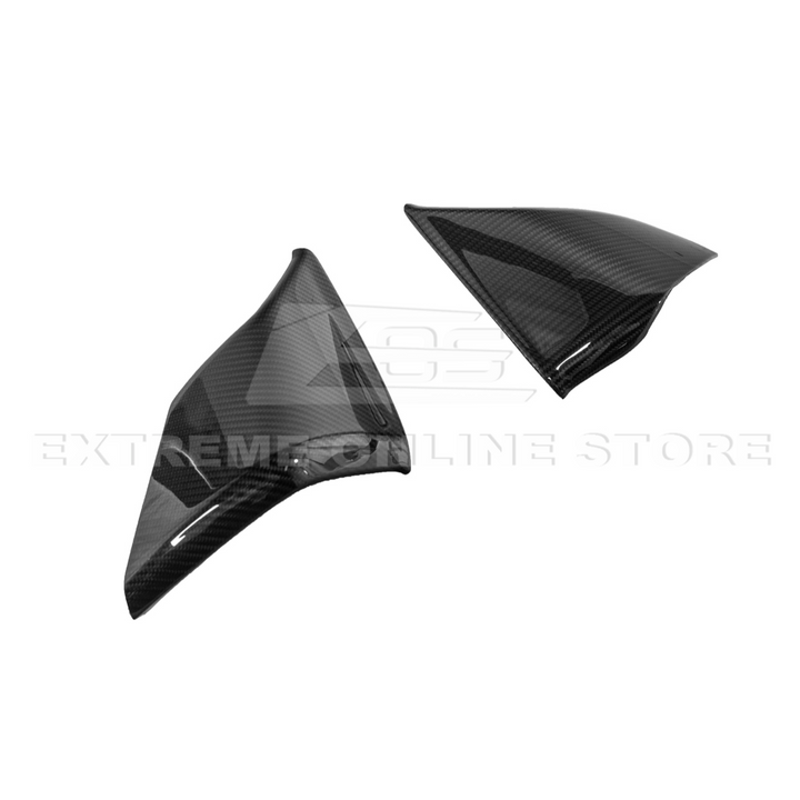 Corvette C8 DRY CARBON FIBER Upper Dashboard Instrument Side Panel Cover