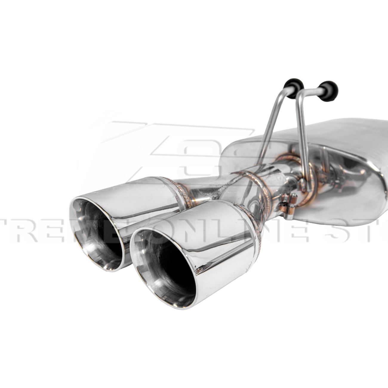 2008-2009 Pontiac G8 T-304 Muffler Delete Quad Tips Axle Back Exhaust