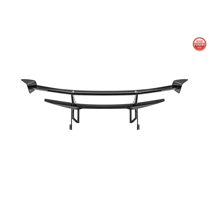 Corvette C8 ZR1 Style DRY CARBON FIBER Rear High Wing Spoiler Bracket