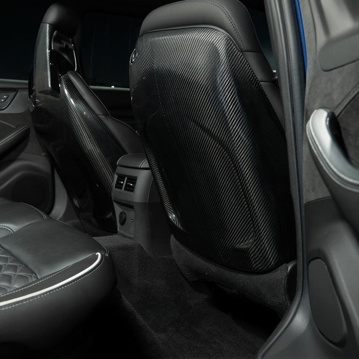 2020-Up Cadillac CT5 Dry Carbon Fiber High-Performance Front Bucket Seat Back Replacement Covers