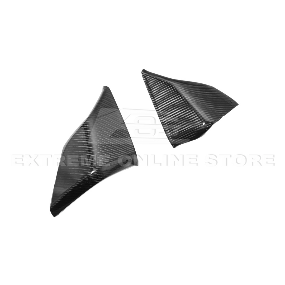 Corvette C8 DRY CARBON FIBER Upper Dashboard Instrument Side Panel Cover