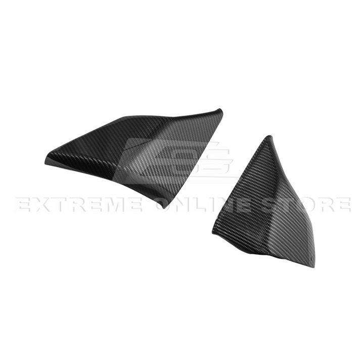 Corvette C8 DRY CARBON FIBER Upper Dashboard Instrument Side Panel Cover