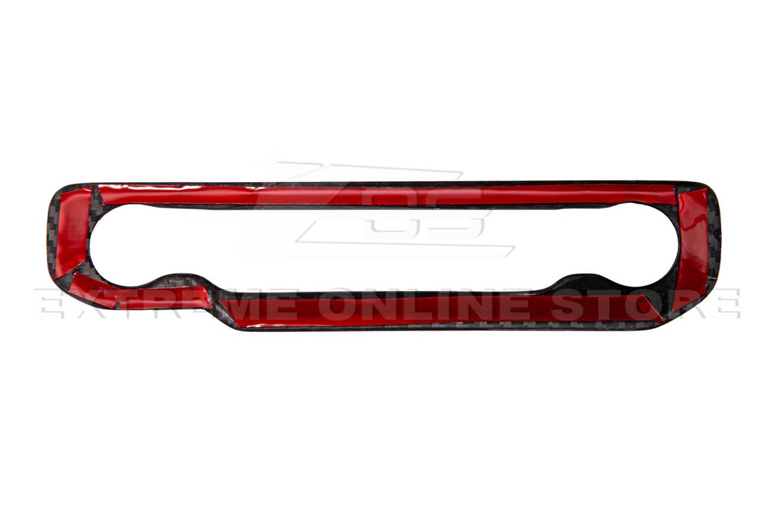 2024+ Ford Mustang DRY CARBON FIBER AC Control Panel Cover