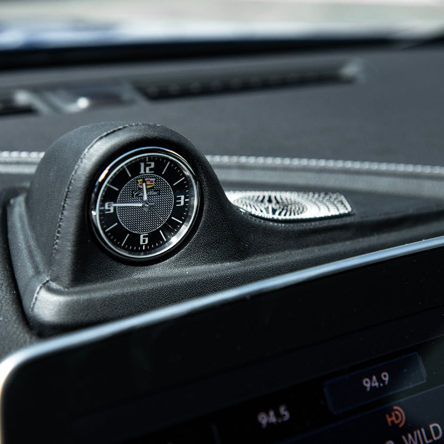 2020-24 Cadillac CT5 | Leather Dashboard Center Analog Clock &amp; Speaker Pod