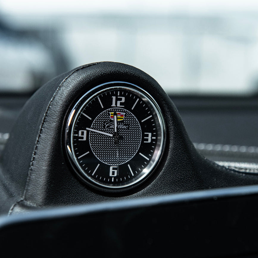 2020-24 Cadillac CT5 | Leather Dashboard Center Analog Clock &amp; Speaker Pod