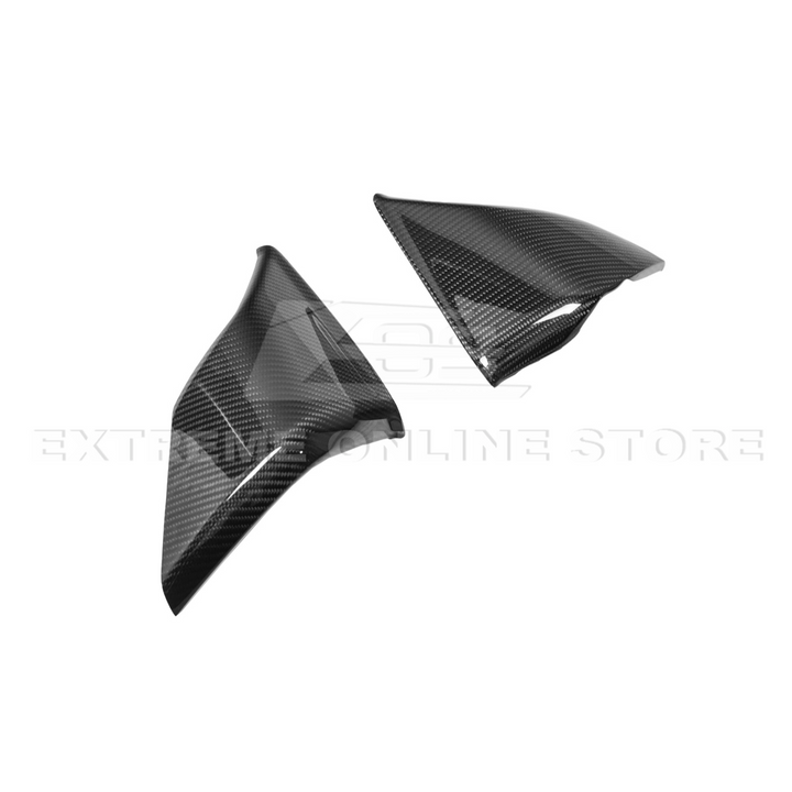Corvette C8 DRY CARBON FIBER Upper Dash Instrument Panel Cover Kit