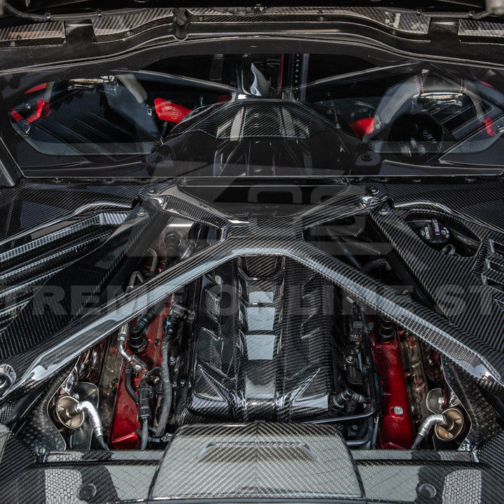 Chevrolet Corvette C8 DRY CARBON FIBER X-Brace