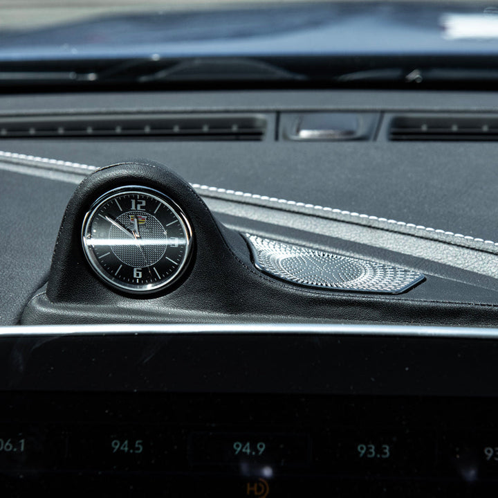 2020-24 Cadillac CT5 | Leather Dashboard Center Analog Clock &amp; Speaker Pod