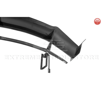 Corvette C8 ZR1 Style CARBON FIBER Rear High Wing Spoiler Bracket