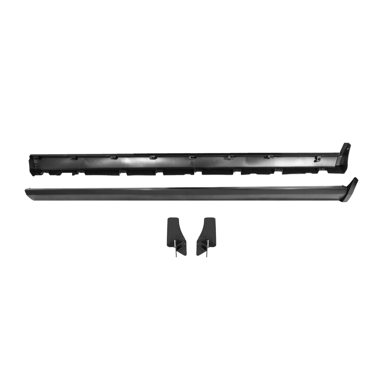 2010-14 Ford S197 Mustang GT500 Style Side Skirts Extension Pair