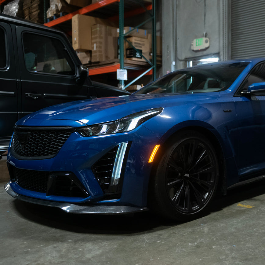 2020-Up Cadillac CT5 | Front Bumper Amber LED Side Marker Lights