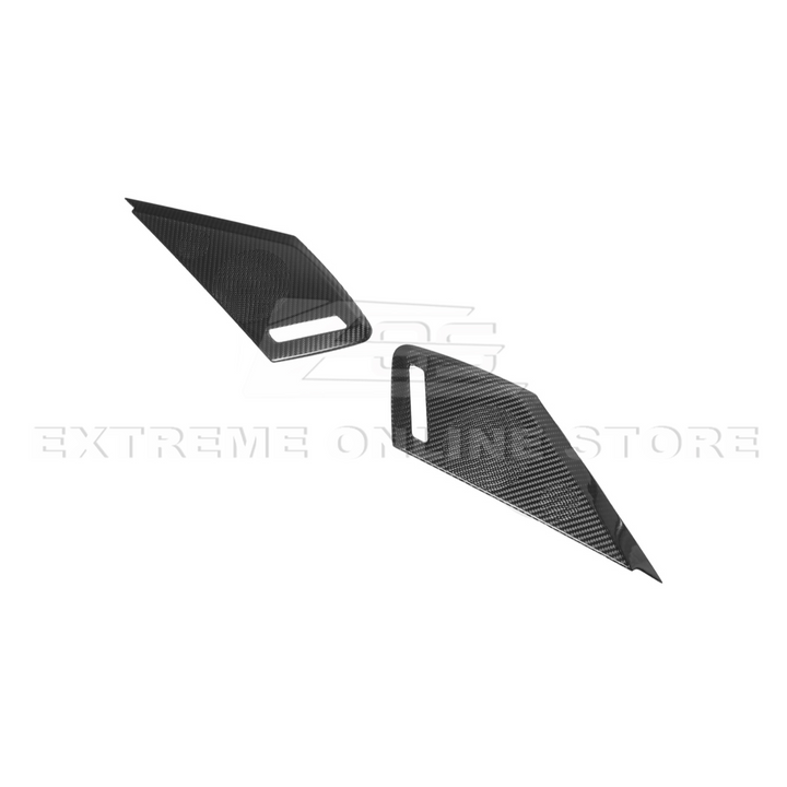 Corvette C8 DRY CARBON FIBER Door Speaker Cover