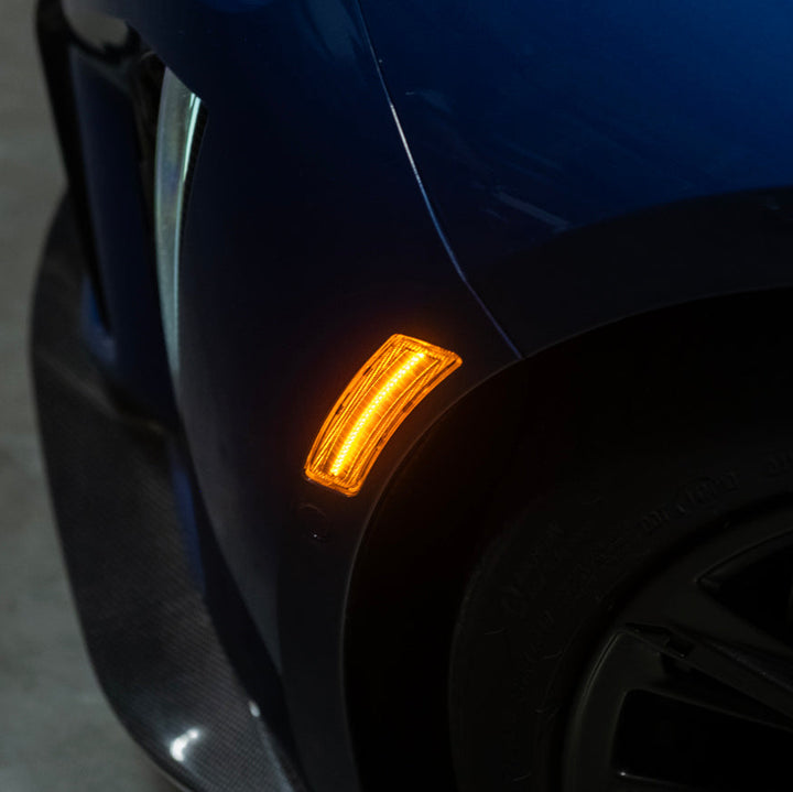 2020-Up Cadillac CT5 | Front Bumper Amber LED Side Marker Lights