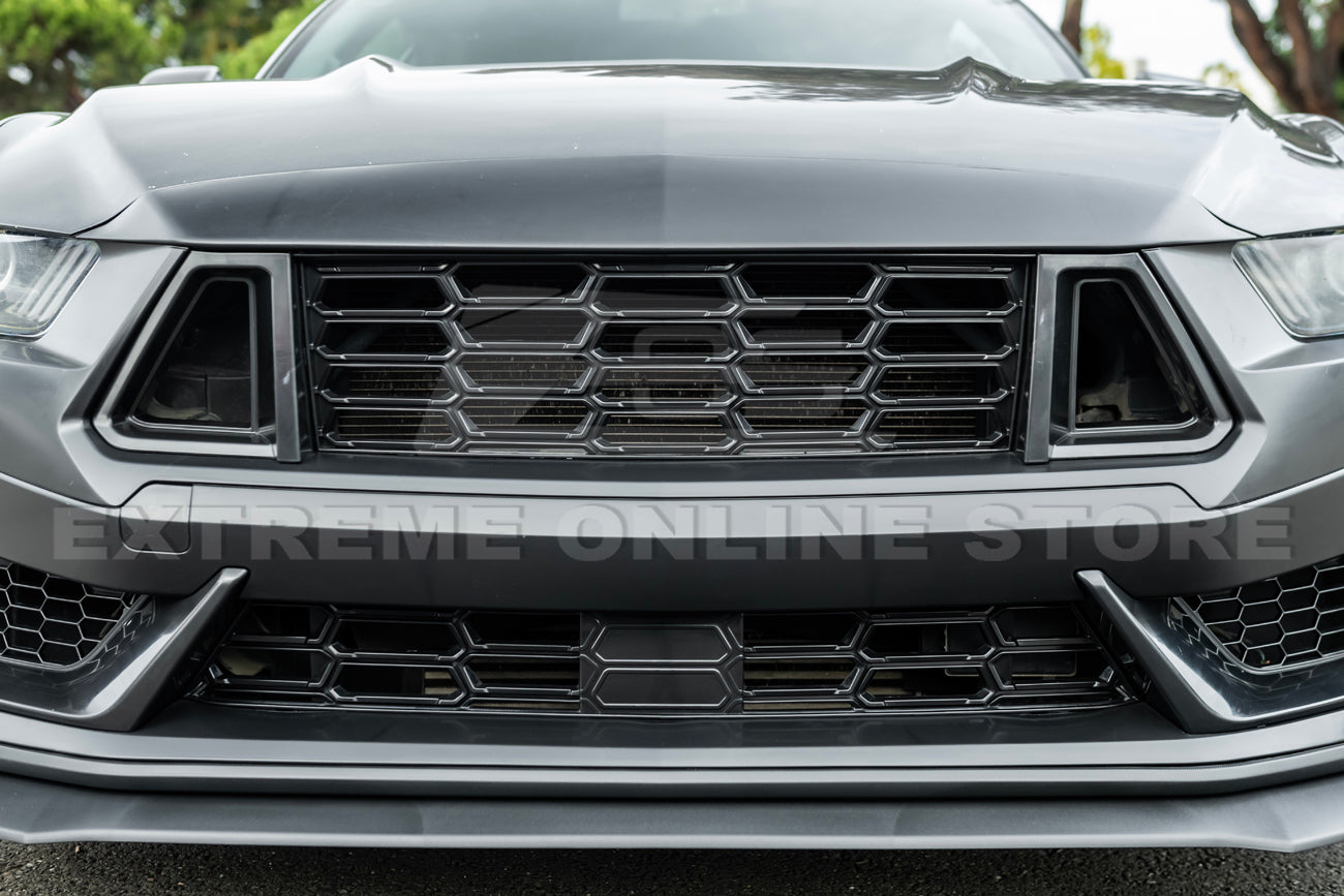 2015-23 Ford Mustang Front Upper Lower Grille Lip