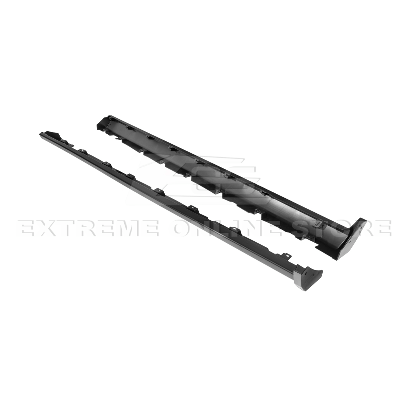 2010-14 Ford S197 Mustang GT500 Style Side Skirts Extension Pair