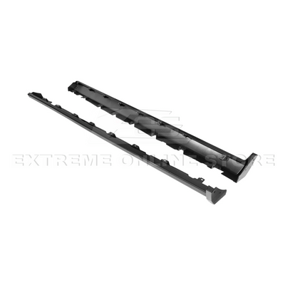 2010-14 Ford S197 Mustang GT500 Style Side Skirts Extension Pair