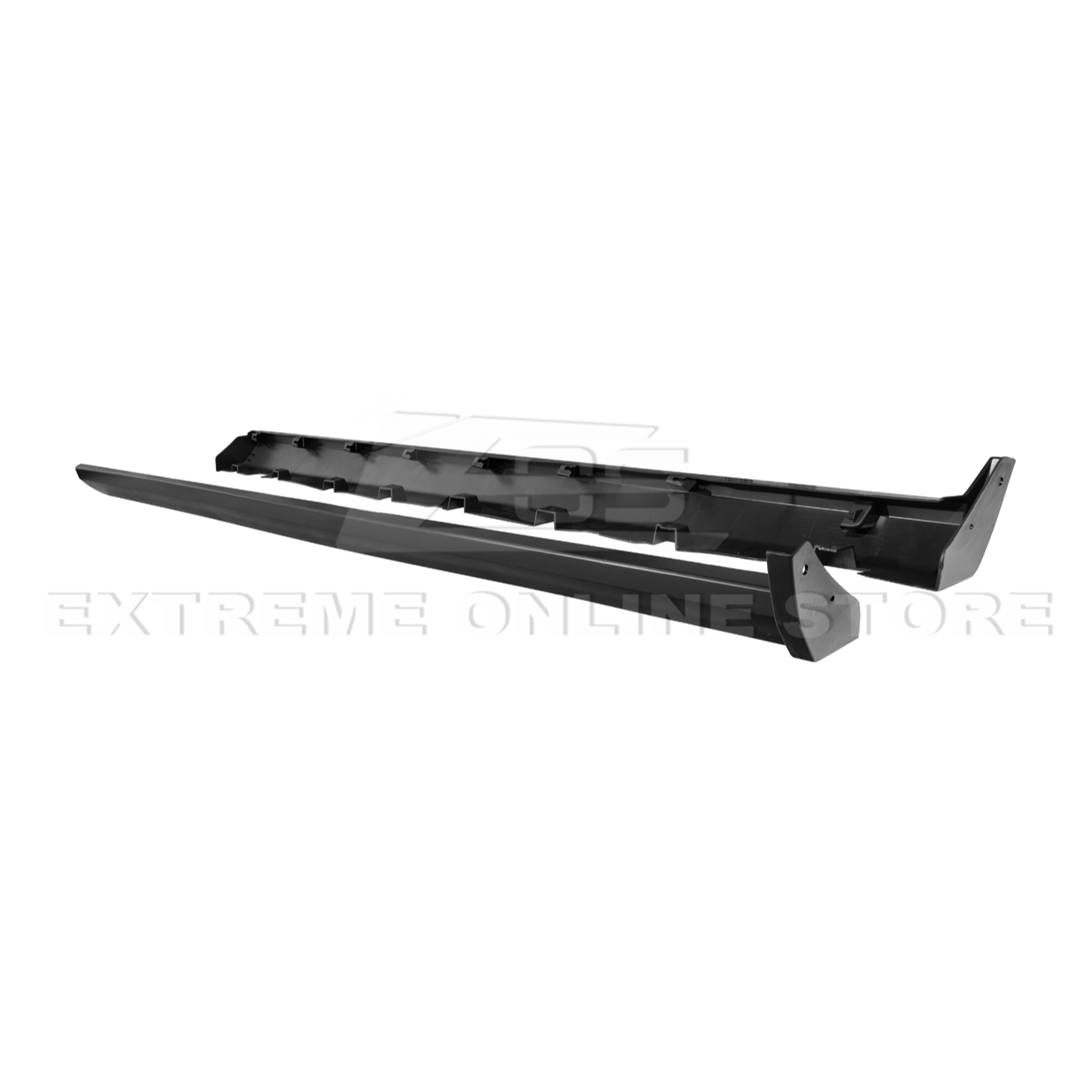 2010-14 Ford S197 Mustang GT500 Style Side Skirts Extension Pair