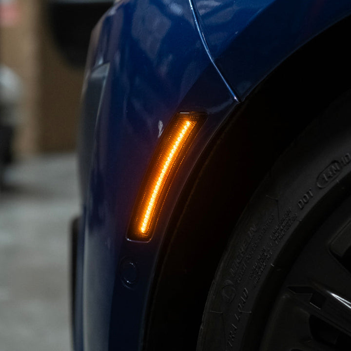 2020-Up Cadillac CT5 | Front Bumper Amber LED Side Marker Lights