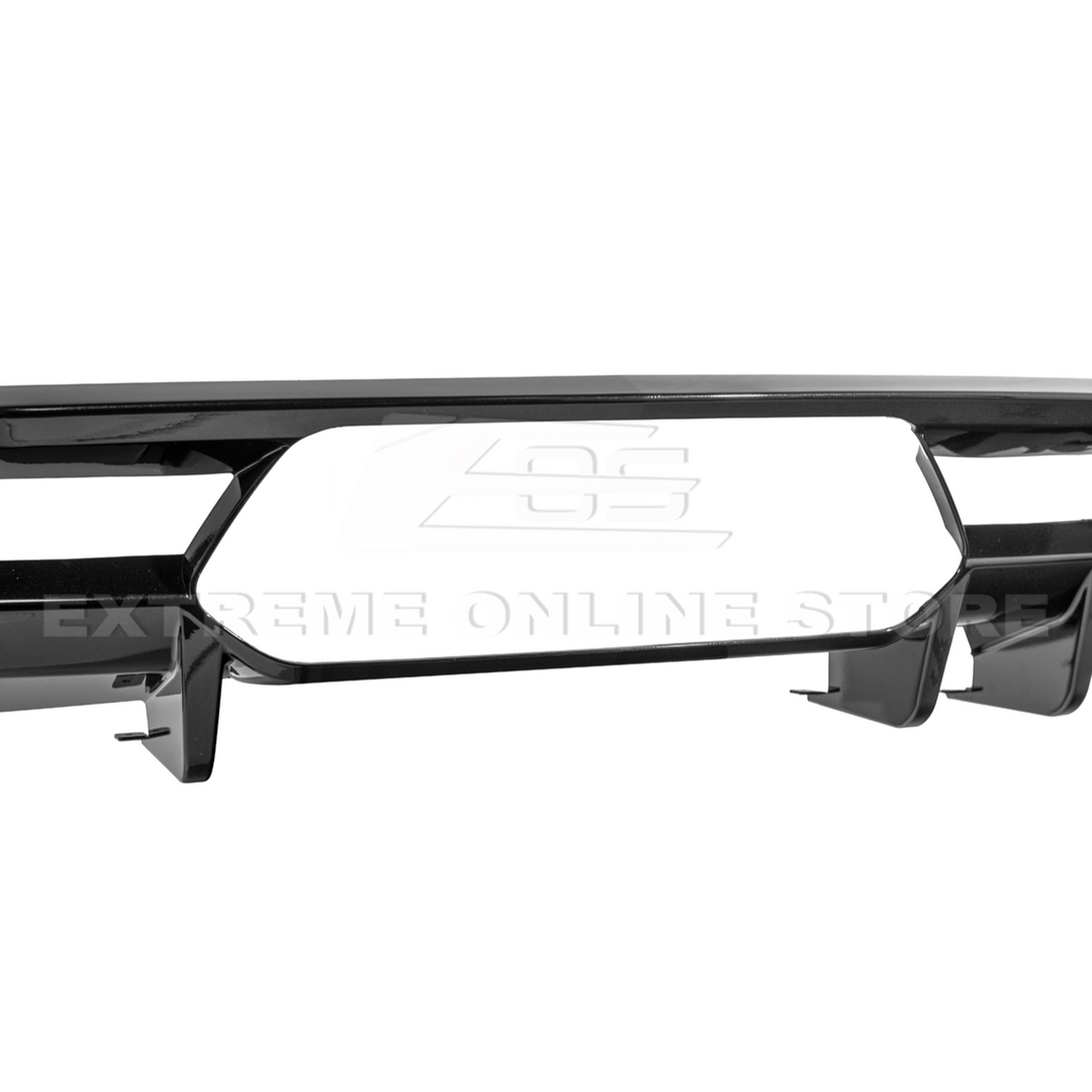 2023-Up Corvette C8 Z06 Rear Bumper Finned Diffuser
