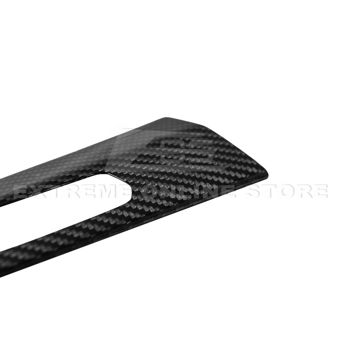 Corvette C8 DRY CARBON FIBER HUD Headlight Switch Button Panel Cover