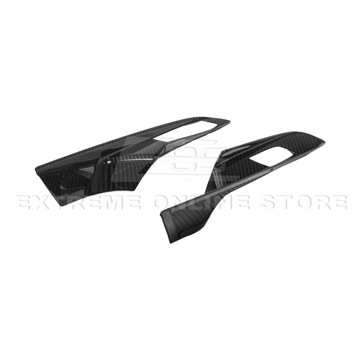 Corvette C8 DRY CARBON FIBER Door Window Control Panel Switch Cover
