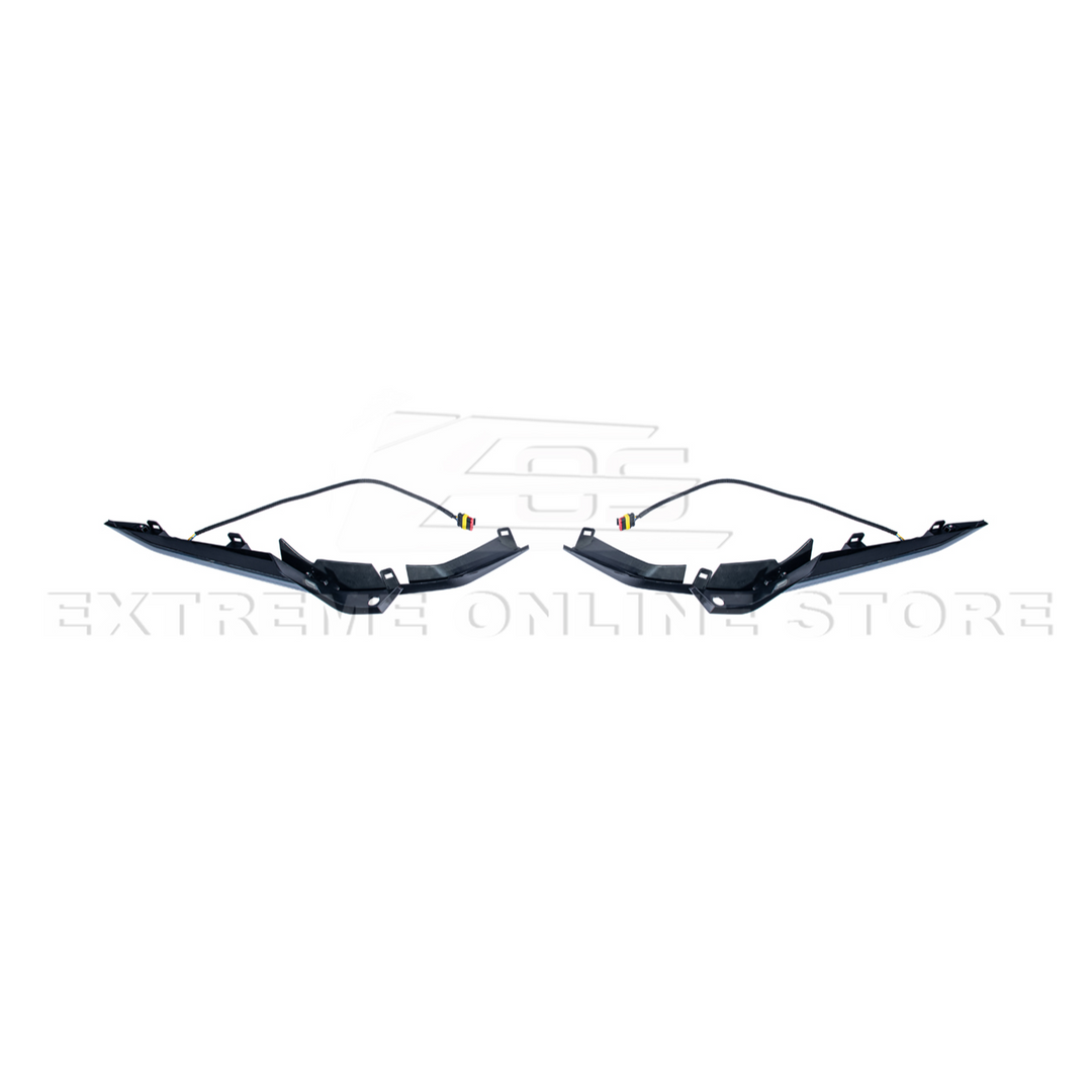 Corvette C8 Z06 Models Sequential LED DRL Light Bar Bezel Insert