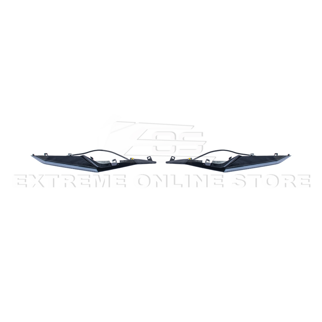 Corvette C8 Z06 Models Sequential LED DRL Light Bar Bezel Insert