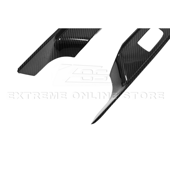 Corvette C8 DRY CARBON FIBER Door Window Control Panel Switch Cover