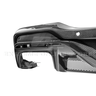 2024-Up Ford Mustang S650 Dark Horse Style Rear Bumper Diffuser