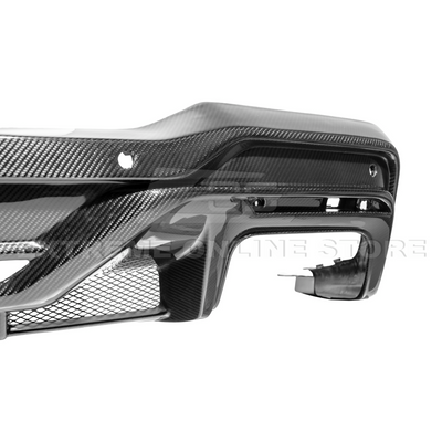 2024-Up Ford Mustang S650 Dark Horse Style Rear Bumper Diffuser